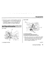 Предварительный просмотр 89 страницы Honda 2002 XR100R Owner'S Manual