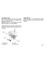 Предварительный просмотр 33 страницы Honda 2003 CB900F Owner'S Manual