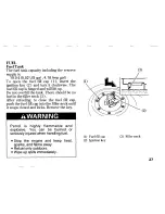 Предварительный просмотр 39 страницы Honda 2003 CB900F Owner'S Manual