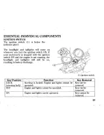 Предварительный просмотр 49 страницы Honda 2003 CB900F Owner'S Manual