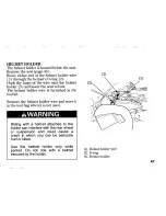 Предварительный просмотр 59 страницы Honda 2003 CB900F Owner'S Manual