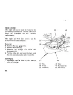 Предварительный просмотр 62 страницы Honda 2003 CB900F Owner'S Manual