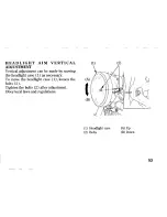 Предварительный просмотр 65 страницы Honda 2003 CB900F Owner'S Manual