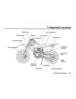 Предварительный просмотр 63 страницы Honda 2003 CRF150F Owner'S Manual