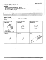 Предварительный просмотр 169 страницы Honda 2003 NPS50 Ruckus Service Manual