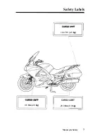 Предварительный просмотр 11 страницы Honda 2003 ST1300lA Owner'S Manual