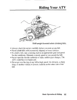 Preview for 69 page of Honda 2003 TRX250EX Sportrax 250EX Owner'S Manual