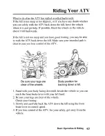 Preview for 71 page of Honda 2003 TRX250EX Sportrax 250EX Owner'S Manual