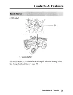 Предварительный просмотр 30 страницы Honda 2003 TRX250TE Fourtrax Recon ES Owner'S Manual