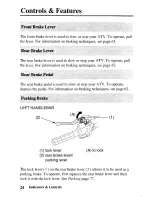 Предварительный просмотр 33 страницы Honda 2003 TRX250TE Fourtrax Recon ES Owner'S Manual