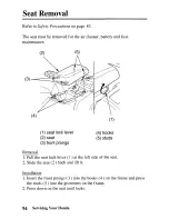 Предварительный просмотр 101 страницы Honda 2003 TRX250TE Fourtrax Recon ES Owner'S Manual