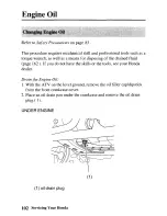 Предварительный просмотр 109 страницы Honda 2003 TRX250TE Fourtrax Recon ES Owner'S Manual