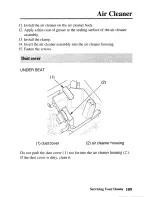 Предварительный просмотр 116 страницы Honda 2003 TRX250TE Fourtrax Recon ES Owner'S Manual