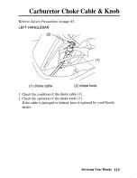 Предварительный просмотр 120 страницы Honda 2003 TRX250TE Fourtrax Recon ES Owner'S Manual