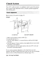 Предварительный просмотр 121 страницы Honda 2003 TRX250TE Fourtrax Recon ES Owner'S Manual