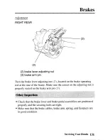 Предварительный просмотр 138 страницы Honda 2003 TRX250TE Fourtrax Recon ES Owner'S Manual