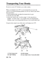 Предварительный просмотр 162 страницы Honda 2003 TRX250TE Fourtrax Recon ES Owner'S Manual