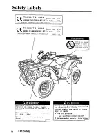 Preview for 15 page of Honda 2003 TRX350TM Fourtrax 350 Owner'S Manual