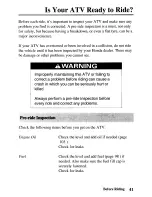 Preview for 48 page of Honda 2003 TRX350TM Fourtrax 350 Owner'S Manual