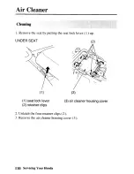 Preview for 116 page of Honda 2003 TRX350TM Fourtrax 350 Owner'S Manual