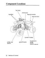 Предварительный просмотр 21 страницы Honda 2003 TRX400EX Sportrax Owner'S Manual