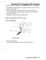 Предварительный просмотр 56 страницы Honda 2003 TRX400EX Sportrax Owner'S Manual