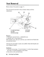 Предварительный просмотр 91 страницы Honda 2003 TRX400EX Sportrax Owner'S Manual