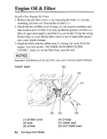 Предварительный просмотр 101 страницы Honda 2003 TRX400EX Sportrax Owner'S Manual