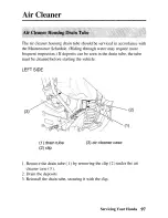 Предварительный просмотр 106 страницы Honda 2003 TRX400EX Sportrax Owner'S Manual