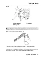 Предварительный просмотр 146 страницы Honda 2003 TRX400EX Sportrax Owner'S Manual