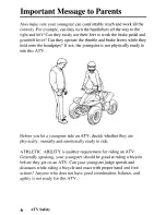 Preview for 15 page of Honda 2003 TRX90 Sportrax 90 Owner'S Manual