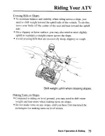 Preview for 82 page of Honda 2003 TRX90 Sportrax 90 Owner'S Manual