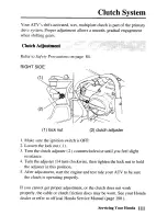 Preview for 118 page of Honda 2003 TRX90 Sportrax 90 Owner'S Manual