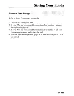 Preview for 161 page of Honda 2003 TRX90 Sportrax 90 Owner'S Manual