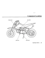 Предварительный просмотр 25 страницы Honda 2003 XR50R Owner'S Manual