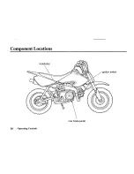 Предварительный просмотр 26 страницы Honda 2003 XR50R Owner'S Manual