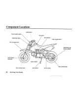 Предварительный просмотр 62 страницы Honda 2003 XR50R Owner'S Manual