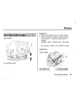 Предварительный просмотр 97 страницы Honda 2003 XR50R Owner'S Manual