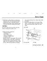 Предварительный просмотр 111 страницы Honda 2003 XR50R Owner'S Manual