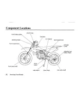 Предварительный просмотр 62 страницы Honda 2004 CRF100F Owner'S Manual