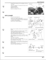 Предварительный просмотр 65 страницы Honda 2004 CRF250R Service Manual