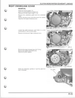 Предварительный просмотр 200 страницы Honda 2004 CRF250R Service Manual