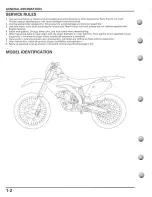 Предварительный просмотр 6 страницы Honda 2004 CRF250X Service Manual