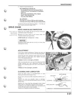 Предварительный просмотр 73 страницы Honda 2004 CRF250X Service Manual