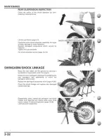 Предварительный просмотр 84 страницы Honda 2004 CRF250X Service Manual