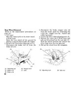 Предварительный просмотр 74 страницы Honda 2004 CT110 Owner'S Manual