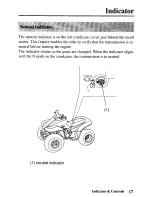 Предварительный просмотр 26 страницы Honda 2004 SPORTRAX 90 Owner'S Manual