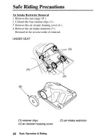 Предварительный просмотр 55 страницы Honda 2004 SPORTRAX 90 Owner'S Manual