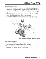 Предварительный просмотр 82 страницы Honda 2004 SPORTRAX 90 Owner'S Manual