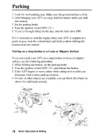 Предварительный просмотр 85 страницы Honda 2004 SPORTRAX 90 Owner'S Manual